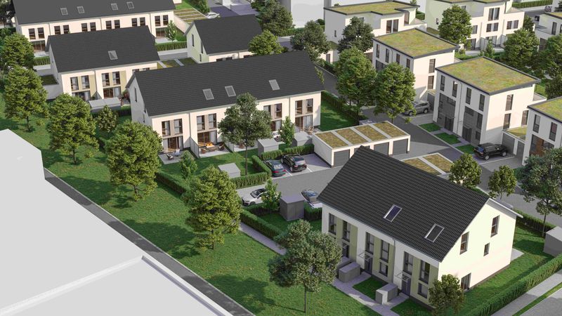 Erstbezug 5-Zimmer RMH mit Garage in Hattersheim/Main